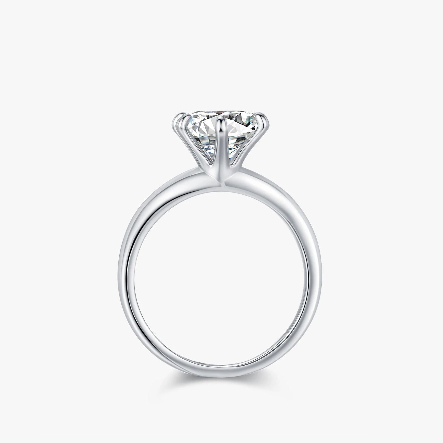 Moissanite 2ct Solitaire Ring - Cleora