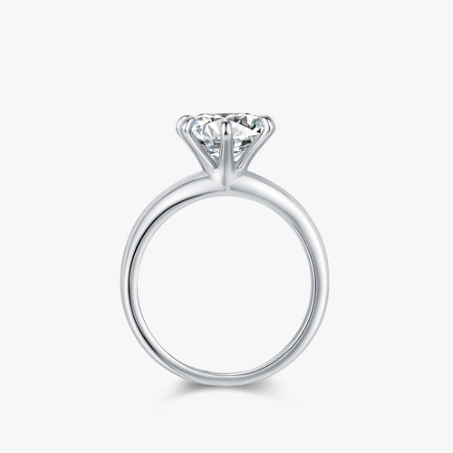 Moissanite 2ct Solitaire Ring - Cleora