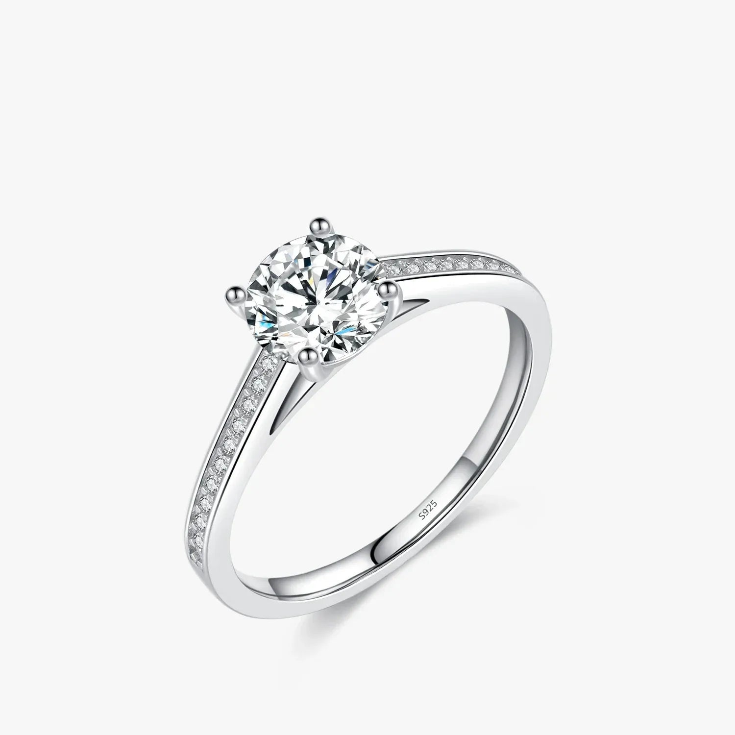 Moissanite Lunaria Ring - Cleora