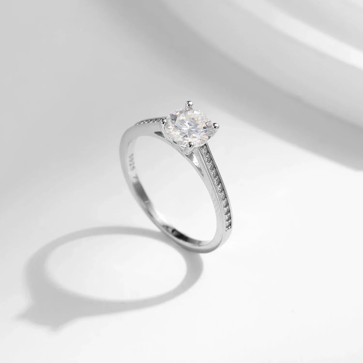 Moissanite Lunaria Ring - Cleora