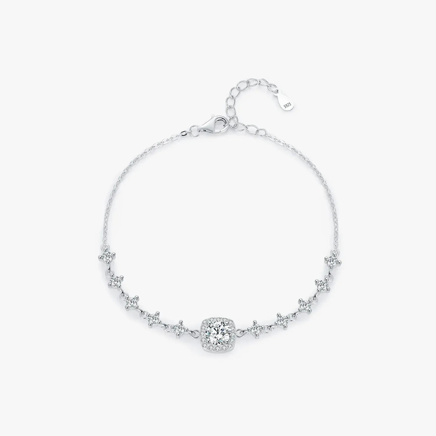 Moissanite Midnight Bracelet - Cleora